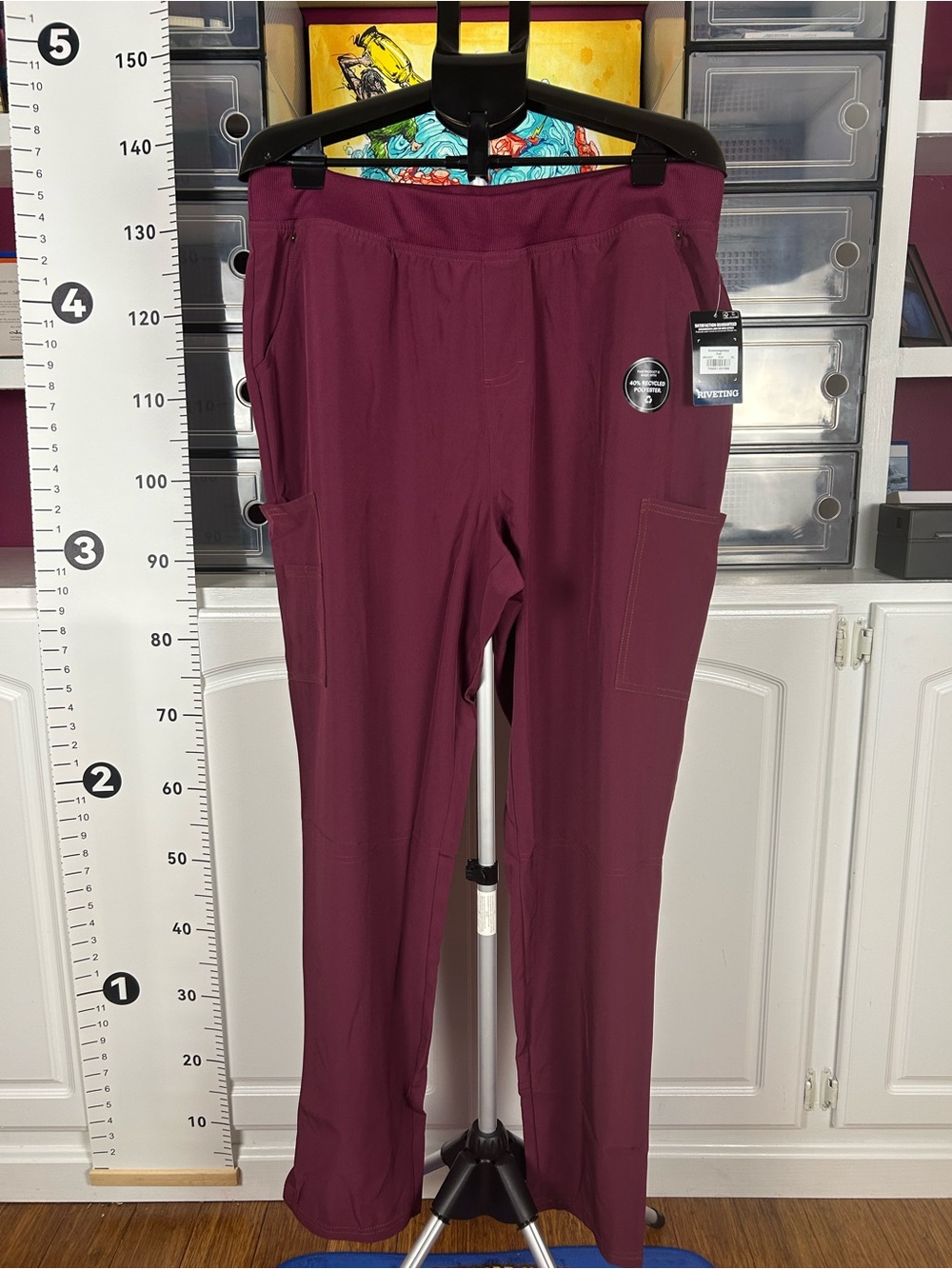 Women Riveting Contemporary Tall Scrub